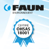 FAUN Environnement certifié OHSAS 18001 pour la sécurité au travail